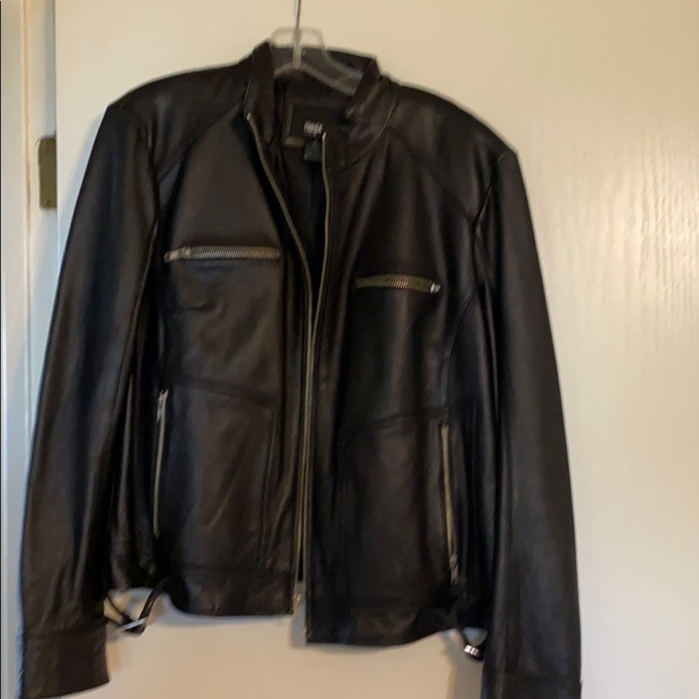 Leather jacket